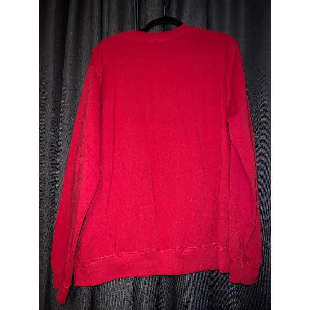 Ugly Christmas Sweater Xmas Sweatshirt Crewneck Size Large - Picture 3 of 3